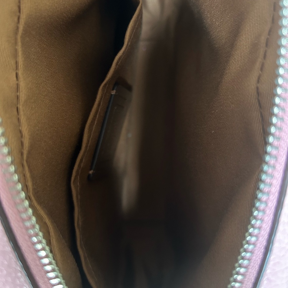 Coach Jamie Camera Bag Colorblock White Pink Pebbled Leather Crossbody Bag C9926 - Picture 4 of 8